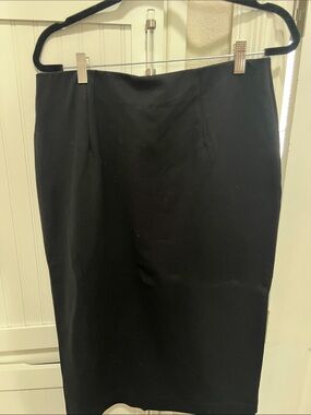 DKNY Black High-Waist Pencil Skirt